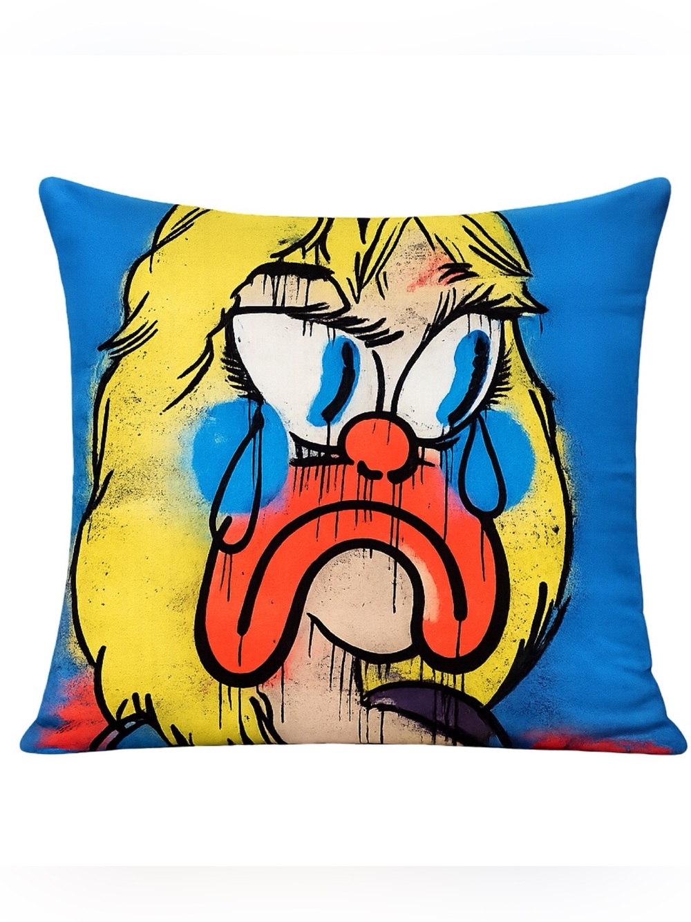 SLAWN Blondie Portrait Throw Pillow